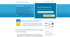 Desktop Screenshot of brokenlinkcheck.com